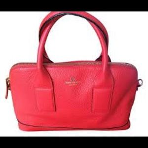 Kate Spade Southport Ave Red Leather Satchel